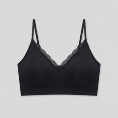 Cleo Crossover Bra | Lace Design, Seamless Comfort