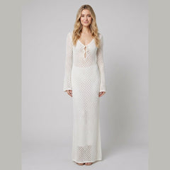 Cora | Maxi Dress Open Back, Perfect for Wedding Guest or Summer Events