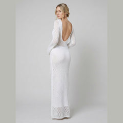 Cora | Maxi Dress Open Back, Perfect for Wedding Guest or Summer Events