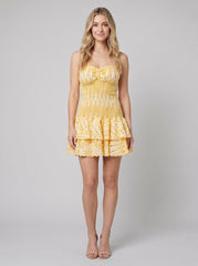 Dahlia | Smocked Strapless Mini Dress