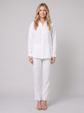 Dani Womens Blouse | Soft Cotton-Polyester Long Sleeve Top