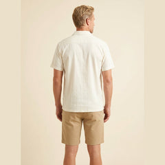 Daxon Shirt | Organic Cotton, Embroidered Stripe