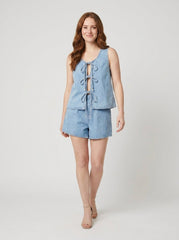 Doretta | Denim Tie Set