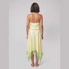 Elira Silk Dress | Backless Halter, Silk, Elegant Long Dress for Women