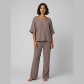 Gina | Women's Set Polyester Loungewear, Loose Fit, Batwing Sleeve