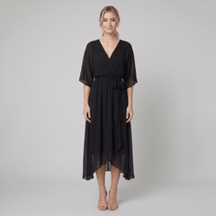 Ginevra | Long Elegant Dress with Feminine Neckline