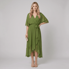Ginevra | Long Elegant Dress with Feminine Neckline