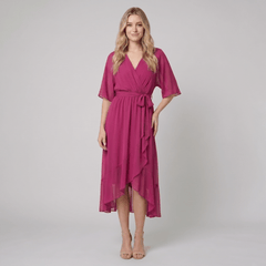 Ginevra | Long Elegant Dress with Feminine Neckline
