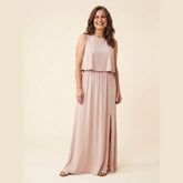 Giselle | Maxi Dress Loose Fit, Cotton Blend, Sleeveless Long Dress for Women