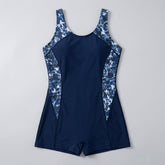 Glimmer One-Piece Swimsuit | Geometric Inserts, Comfortable Fabric