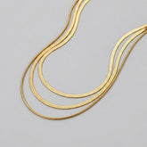 Gold Multi Layered Necklace