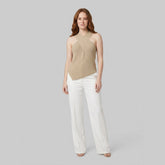 Haven | Halter Top Cross-Over Collar, Regular Fit Womens Top for Going Out
