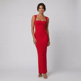 Hera | Maxi Dress Premium Stretch Crepe, Flattering Fit for Women