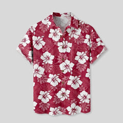 Hibiscus Hawaiian Shirt | Lightweight, Regular Fit