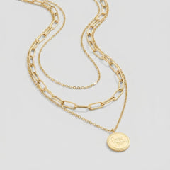 Janie Coin Layered Necklace