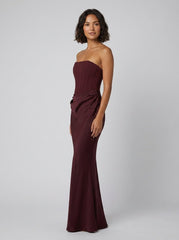 Kailani Maxi Dress | Strapless Corset Bodice, Lace-Up Back, Floor-Length