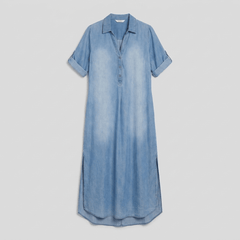 LEA | Long Denim-Style Dress