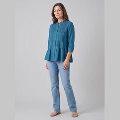 Lina | Women's Tunic Organic Linen, Loose Fit