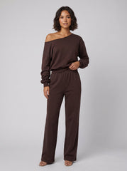 Lona | Asymmetric Top And Pants Set
