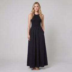 Luna | Womens Dress Sleeveless Rayon Blend Maxi for Summer Events