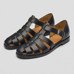 Luxe Men's Sandals | Premium Leather, Ergonomic Footbed