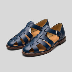 Luxe Men's Sandals | Premium Leather, Ergonomic Footbed