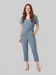 Lyra | Draped Knot Jumpsuit