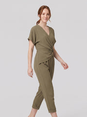 Lyra | Draped Knot Jumpsuit