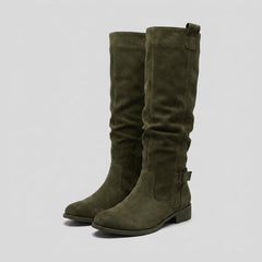 Madeleine | Knee-High Suede-Touch Boots