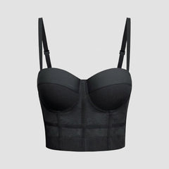 Mira | Bustier Top Mesh Underwire Design, Form-Fitting Silhouette