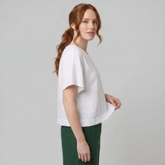 Mira | Women's Top Loose-Fit Linen, Breathable Design