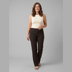 Mira Moon Shine Pants | Thick Waistband, Straight Leg, Side Zipper