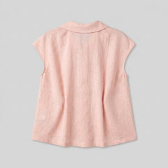 Mira Pintuck Top | Linen, A-Line Silhouette