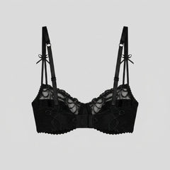 Nora Balconette Bra | Padded Tulle, Stylish Design