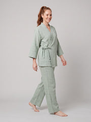 Nuku Linen Wrap Set | Lightweight, Relaxed Fit, Kimono-Inspired