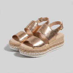 Olea | Open Toe Sandals for Women Comfortable Mid Heel, Casual Style