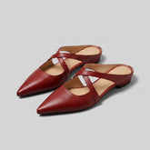 Palma | Mules for Women Leather Blend, Open-Toe Design