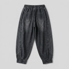 Palo | Denim Pants Plus Size, Stylish Patchwork Design
