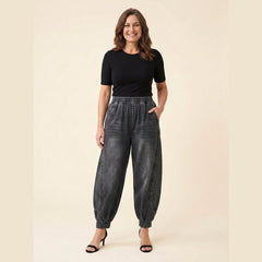 Palo | Denim Pants Plus Size, Stylish Patchwork Design