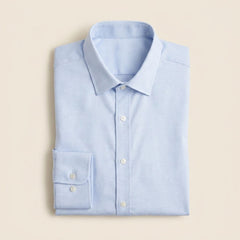 Paxon Men's Shirt | Performance Stretch, Wrinkle-Resistant Light Blue