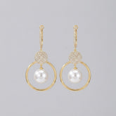 Pearluxe | Pearl and Zirkonia Earrings