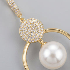 Pearluxe | Pearl and Zirkonia Earrings