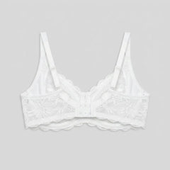 Pera Lace Bra | Unlined, Full-Figure Support, Soft Lace Cups