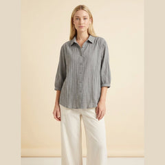 Pinky | Women's Shirt Oversized Cotton, Bracelet Sleeve