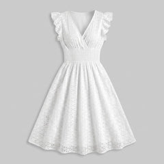 Pride | Flutter Sleeve Dress Lightweight Summer Wedding Guest Dress