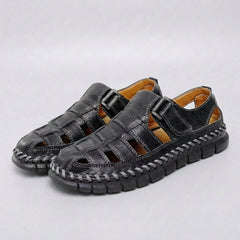 Raven | Fisherman Sandals Woven Leather, Adjustable Strap for Men and Women
