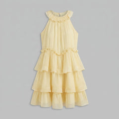 Rosa | Mini Dress Layered Chiffon, Retro-Inspired Summer Dress for Women