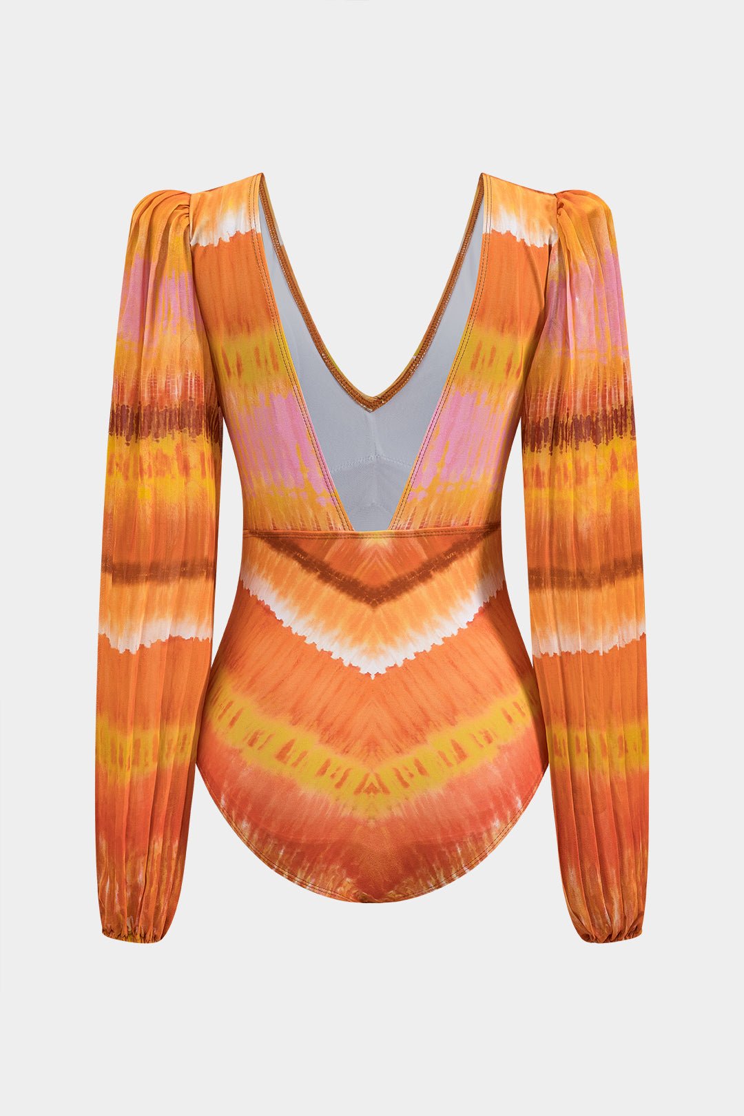 Ombre | V-Neck One-Piece Swimsuit