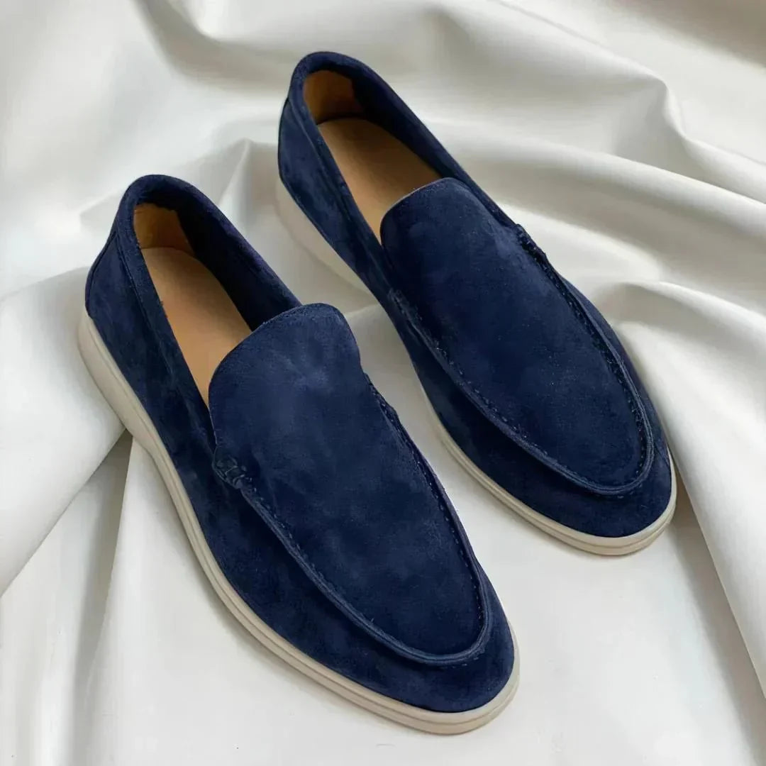 Fred | Elegant suede-touch loafers