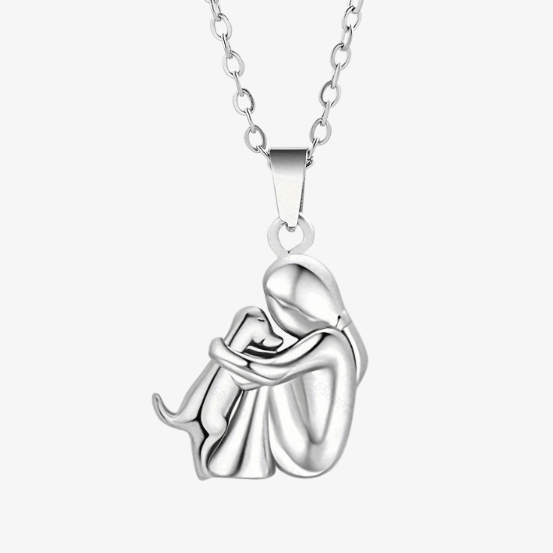 Elysian Dog Pendant Necklace | Sustainable Stainless Steel